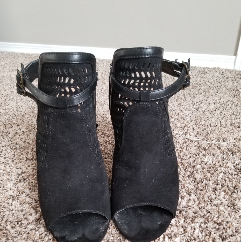 Black booties